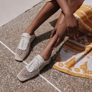 Andrea Gomez // NEW Antonia Mesh Oxford Flats